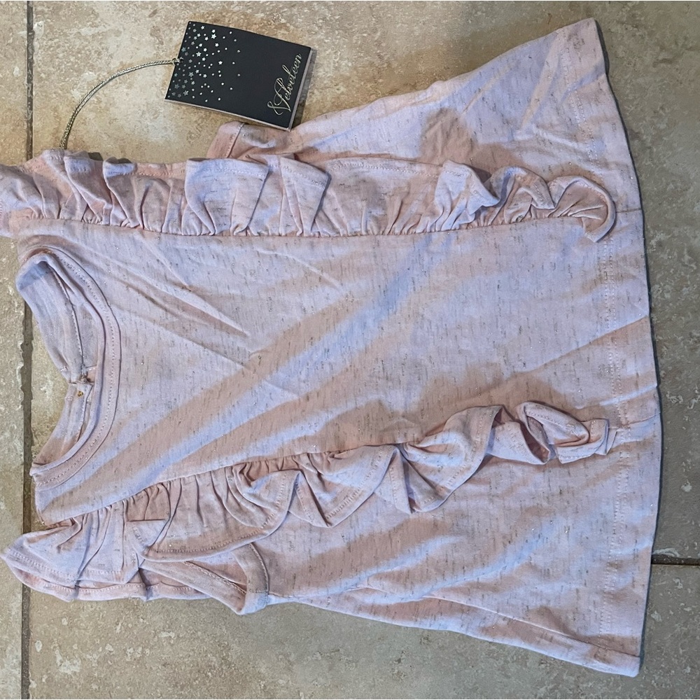 Velveteen tank top never worn toddler girl
